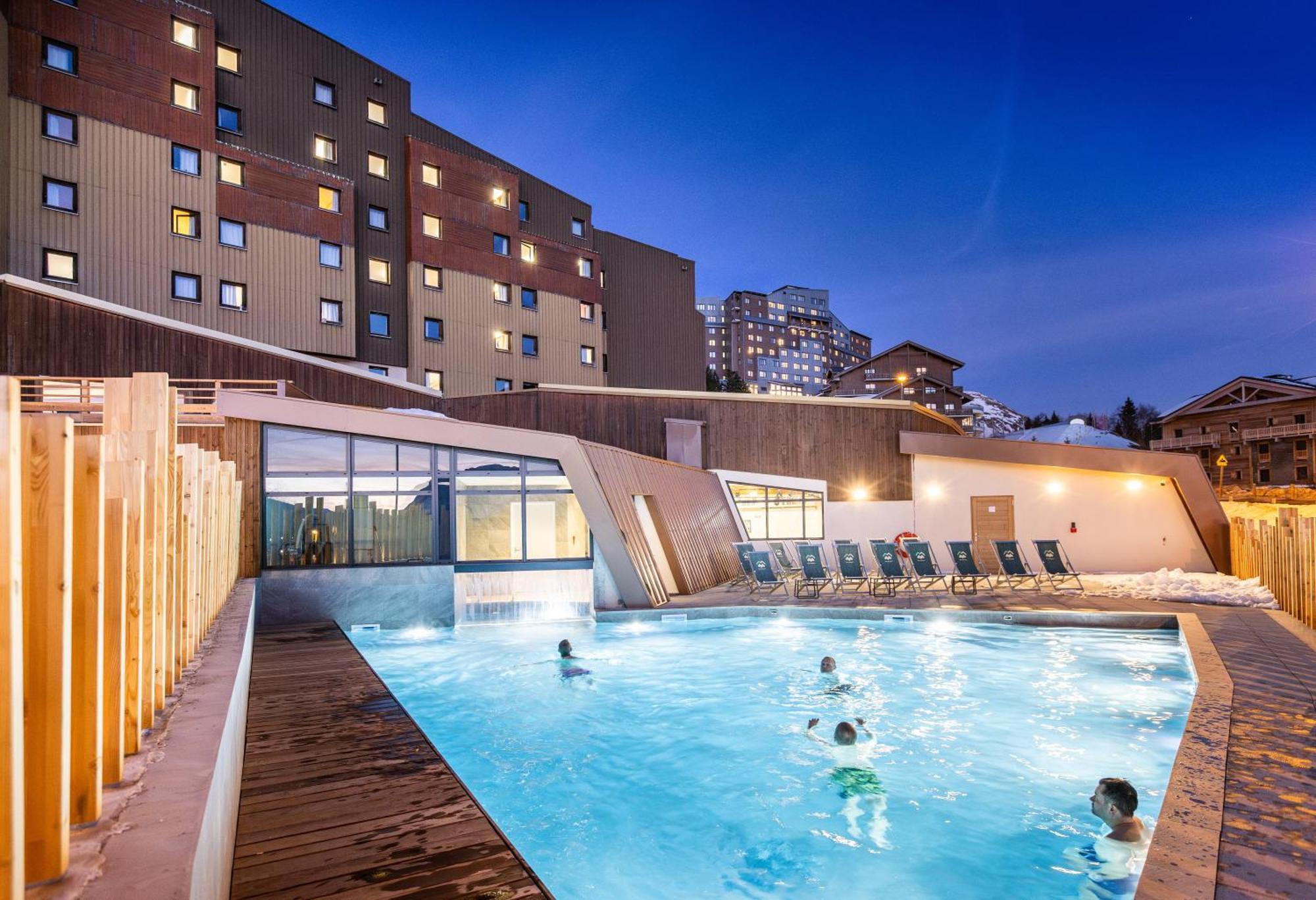 Hotel Club Mmv Les Bergers **** Alpe d'Huez Dış mekan fotoğraf